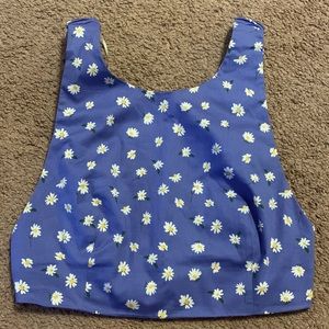 Zara purple floral top